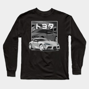 Toyota Supra MK5 (A90) 2019-2023 Japanese Comics Long Sleeve T-Shirt